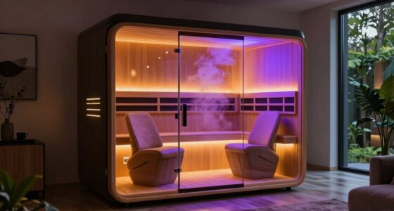 top two person infrared saunas