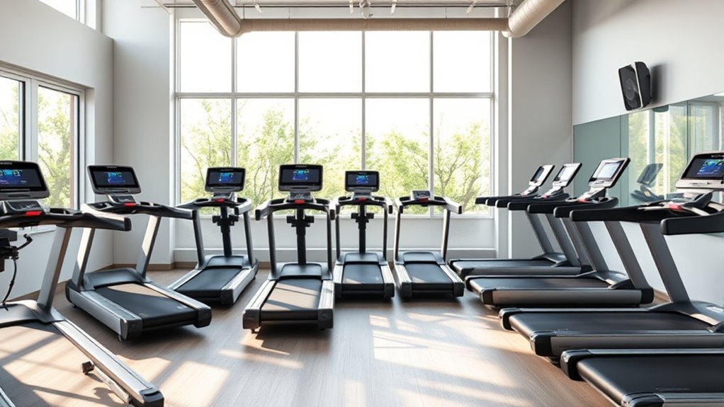 treadmill features and options