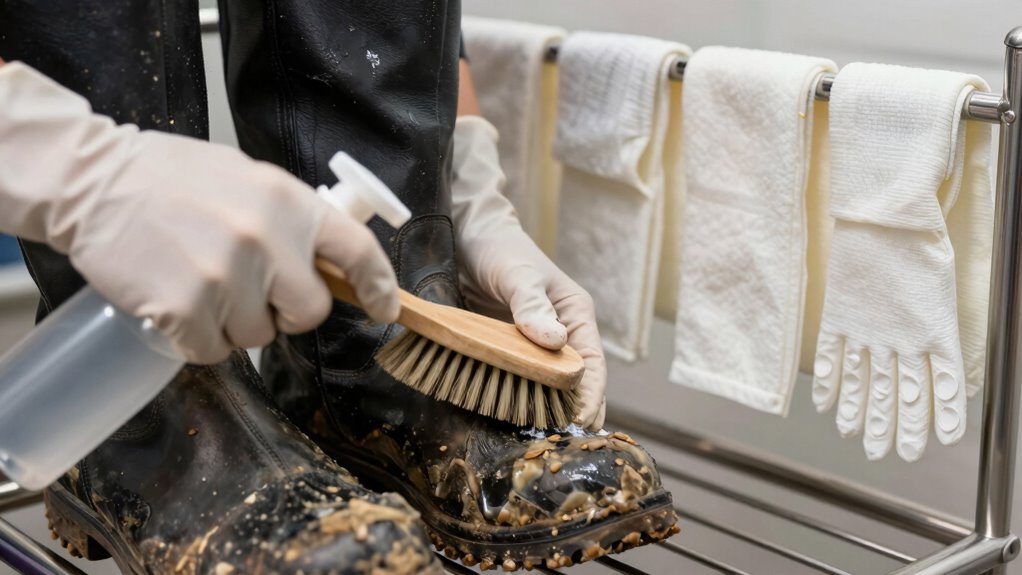 use gentle cleaning methods