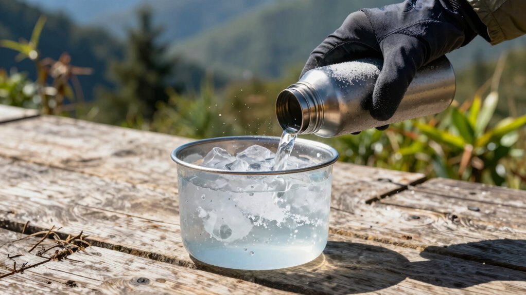 use sturdy containers carefully