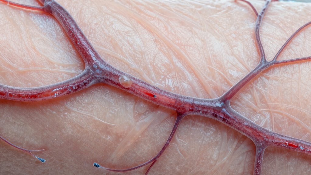 vasoconstriction reduces extremity circulation