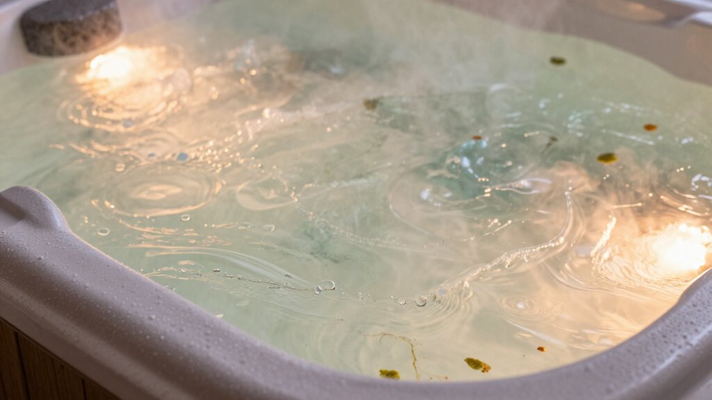 warm water accelerates microbial proliferation