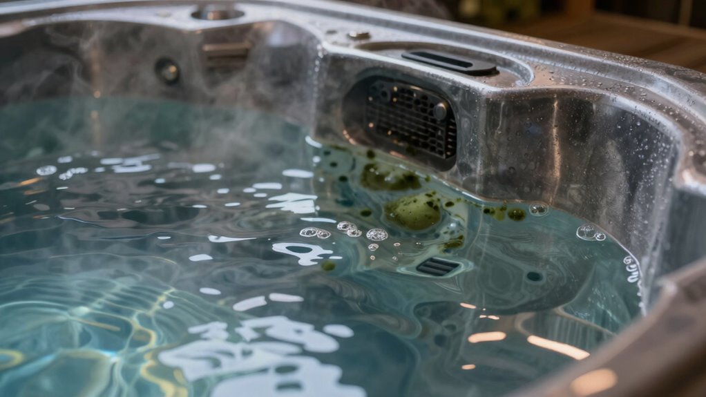 warm water promotes bacteria growth