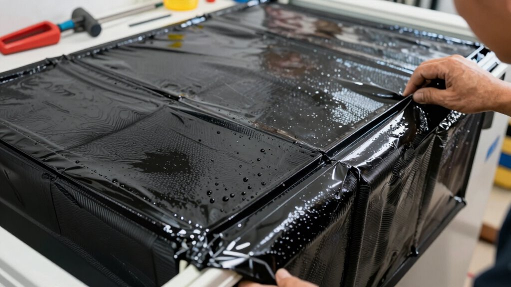 waterproofing test procedures