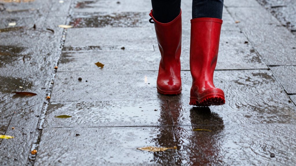 wear slip resistant footwear carefully