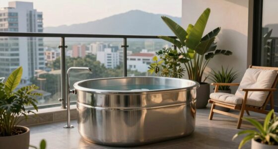 balcony cold plunge considerations