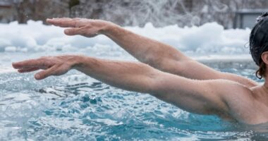 body position impacts cold plunge
