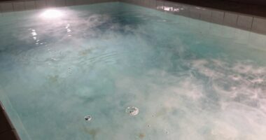 cloudy cold water causes