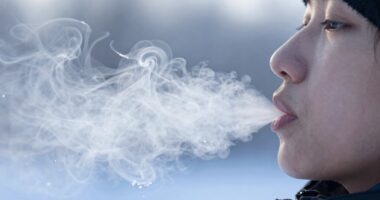 cold water triggers rapid breathing