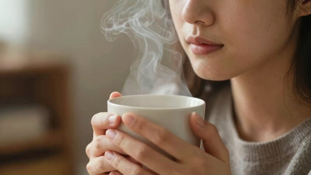 controlled breathing promotes calmness