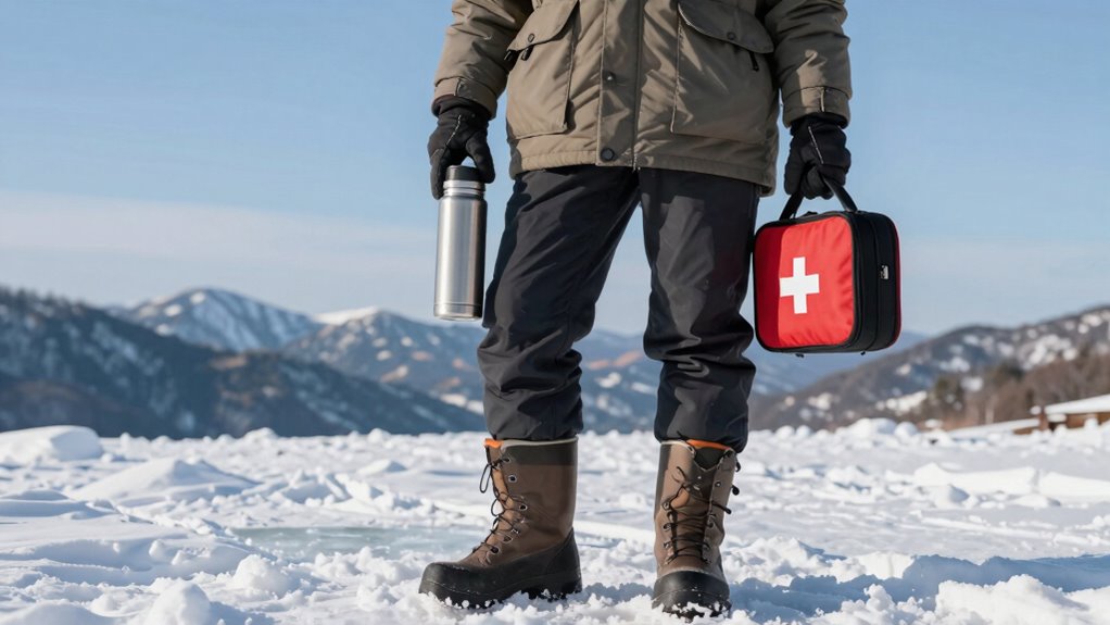 dress warmly stay safe