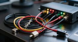 incorrect cable management practices