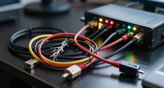 incorrect cable management practices