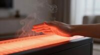 infrared heat feels different
