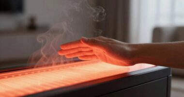 infrared heat feels different