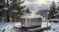 outdoor cold plunge placement