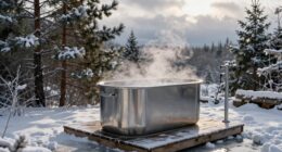 outdoor cold plunge placement