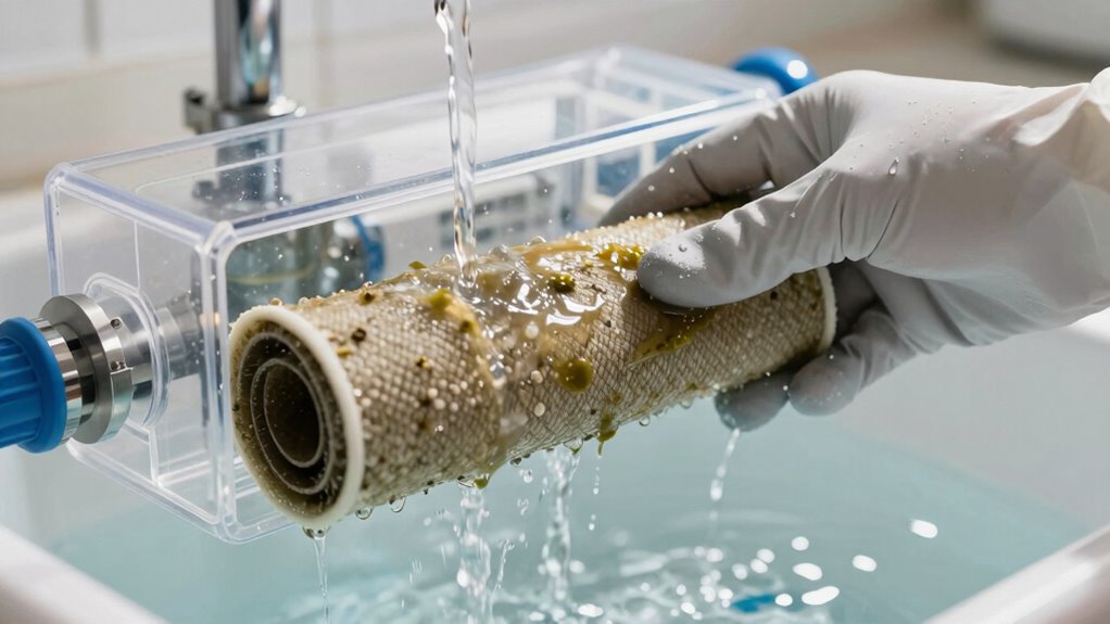 regular filter cleaning prolongs system