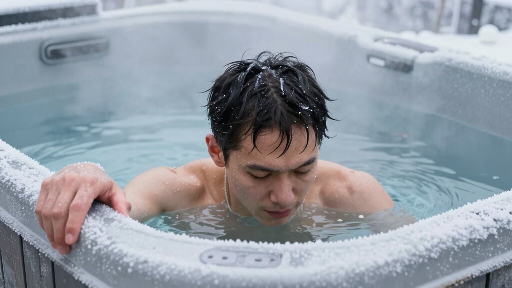 safe cold plunge exit