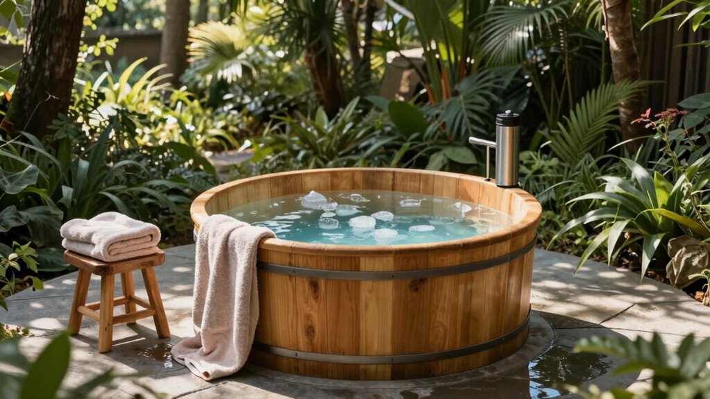 safe efficient cold plunge setup
