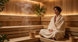 sauna relaxation for beginners