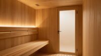 sauna space planning rule
