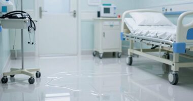 unsafe hospital floor conditions