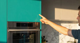 This Bold Paint Choice Turned a Kitchen Eyesore Into a Major Design Feature