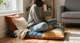 10 Floor Cushions That Instantly Create Cozy Reading Nooks (And Extra Seating!)