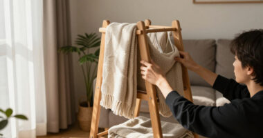 Aldi's Best-Selling Blanket Storage Ladder Is Finally Back