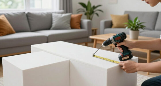 They Made A Blank-Box Living Room Look Custom Without Hiring A Carpenter