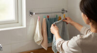 This Metal Rack Creates Instant Towel Storage And Includes Extra Uses I Never Expected!