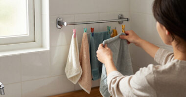 This Metal Rack Creates Instant Towel Storage And Includes Extra Uses I Never Expected!