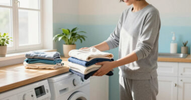You’d Never Expect To See Ombré Walls In A Laundry Room — But It Works