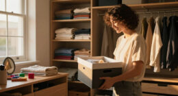 My Parents Just Showed Me The Perfect Solution For Decluttering A Closet