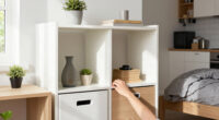 She Used IKEA Storage To Make Her Studio Feel Like A One-Bedroom