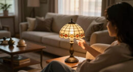 T.J. Maxx Is Selling Out Of This Tiffany-Inspired Accent Lamp