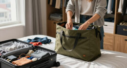 This Quince Expandable Tote Holds Everything My Suitcase Can’t On Flights