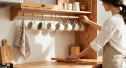 Goodbye Plain Racks: The Cuter Way To Add Kitchen Storage Using A Rolling Pin