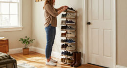 Not A Traditional Shoe Rack: Save Space With A Vertical Alternative