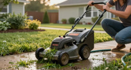 Not Oil Or Wd-40: Help Keep Grass From Sticking To A Mower With A Simple Task