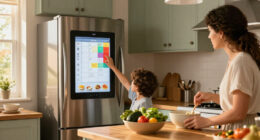 Organize Your Schedules, Recipes And More With Over $150 Off This FridgeCal Smart Display