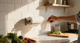 Skip Metal Paper Towel Holders: Keep Them Off Your Counter With An Easy-Tear Alternative