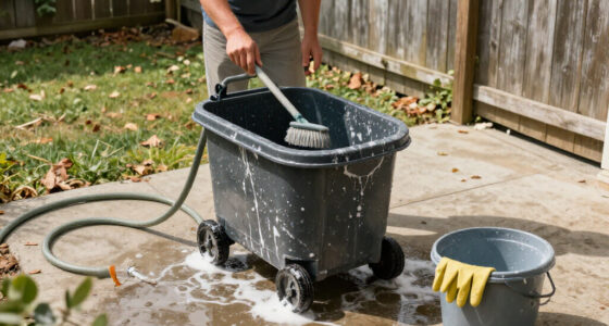 Smelling Your Garbage Cans? The Underrated Trick To Give Them A Deep Clean
