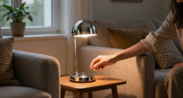 This Chrome Rechargeable Table Lamp Looks So Good, You’d Never Believe It Was From Morrisons – I Can’t Believe It’s Only £8